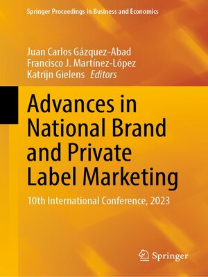 cover image of Advances in National Brand and Private Label Marketing